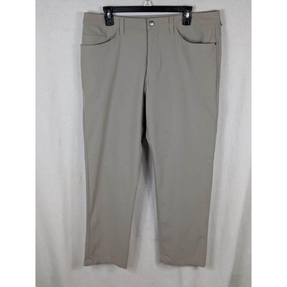 Lululemon ABC Classic Fit 5 Pocket Pants Beige Men's Size 34